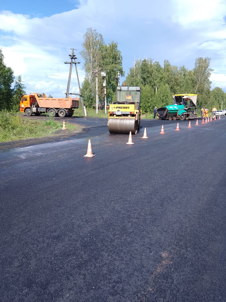 Ремонт автодороги "Обход Абана"